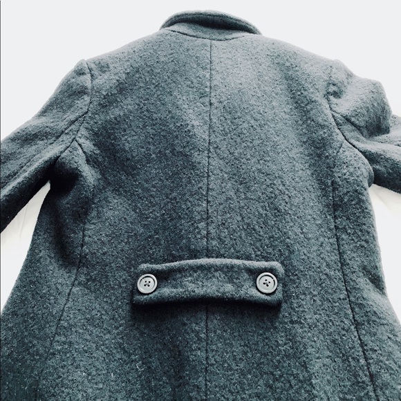 Scoop NYC Long Sleeve Boiled Wool Coat - Picture 8 of 8